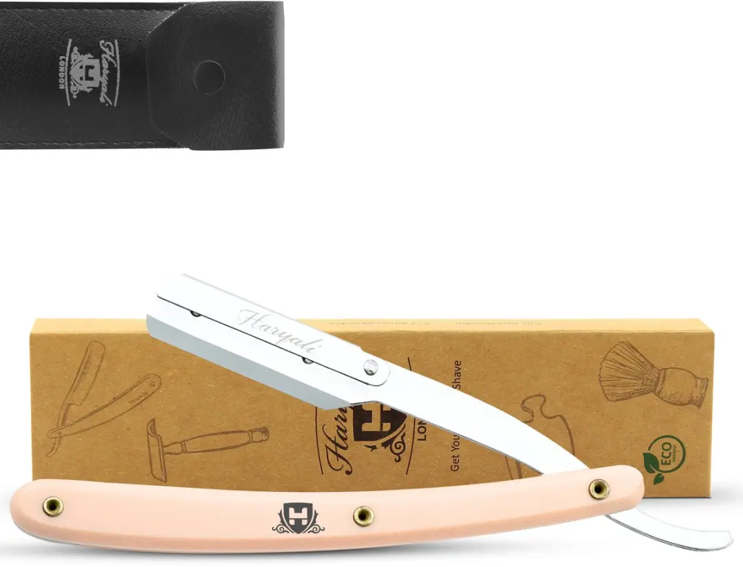 Haryali London Cutthroat Rasoi Rasoirs Roze Scheermes - 1 Stuks
