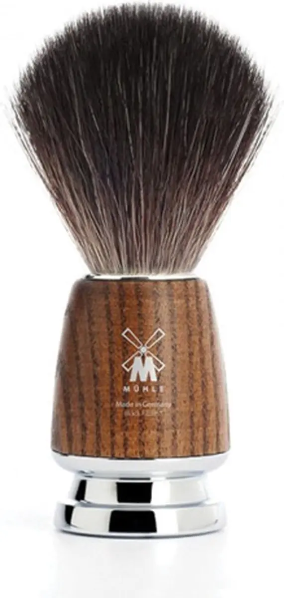 Mühle RYTMO Scheerkwast Synthetische Black Badger - Essenhout