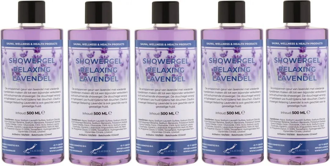 Splashbox Cosmetics Douchegel Relaxing Lavendel 500ml