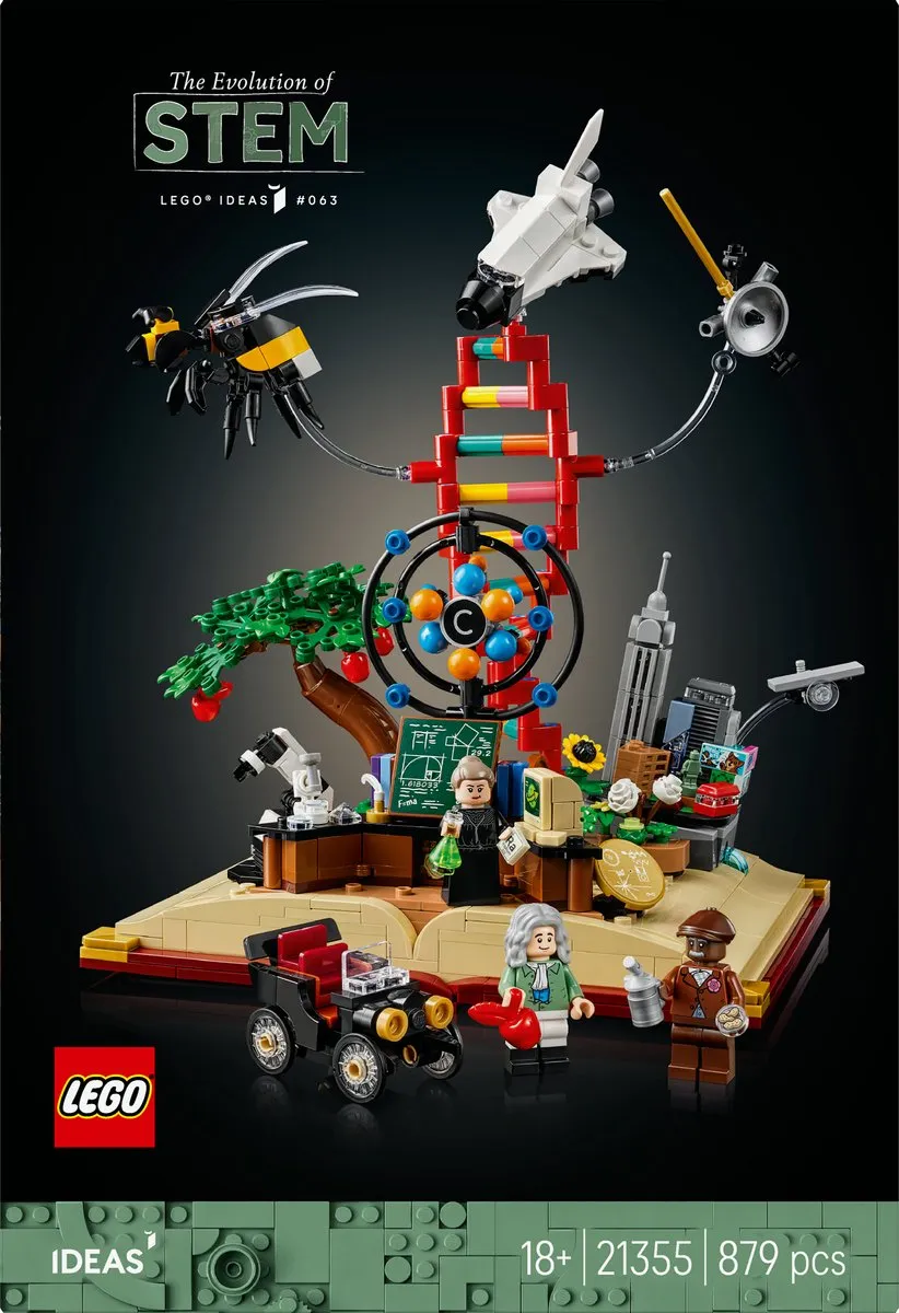 LEGO Ideas De Evolutie van STEM 21355 - 879 Stukken - Meerkleurig - afbeelding 6 van 6