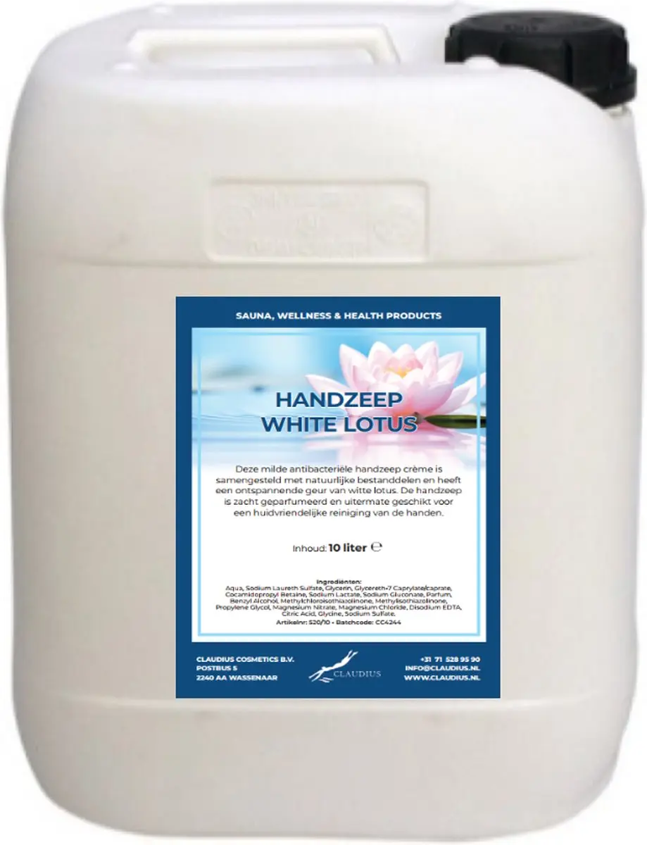Splashbox Cosmetics White Lotus Handzeep 10L