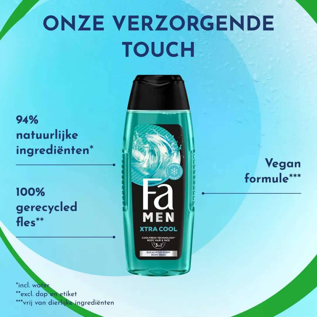 Fa Extreme Cool Douchegel 12x250ml