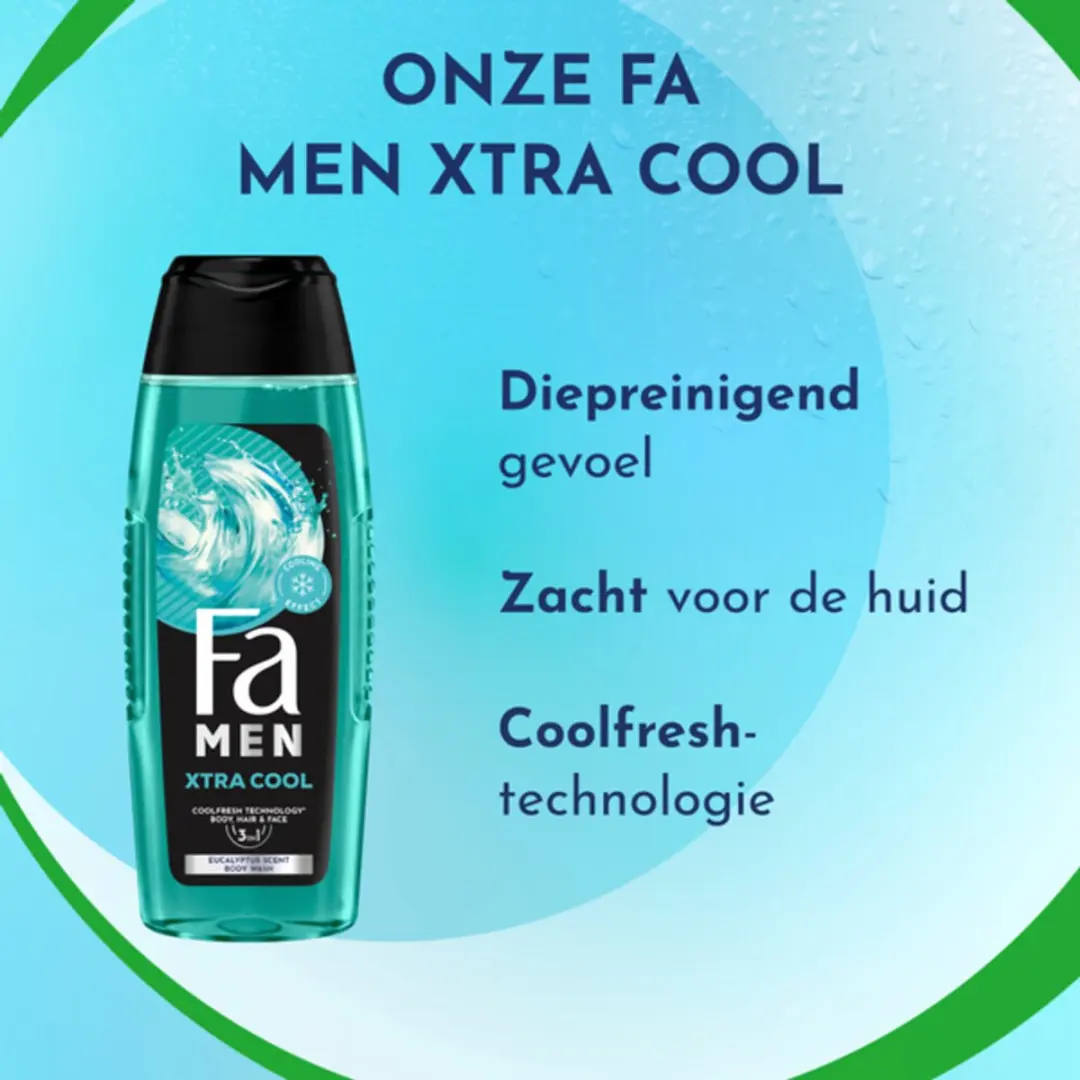 Fa Extreme Cool Douchegel 12x250ml