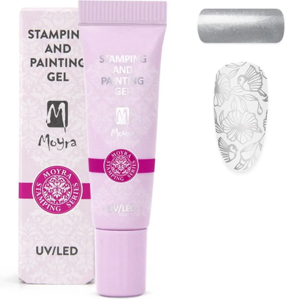 Moyra Stamping Gel Zilver 7g