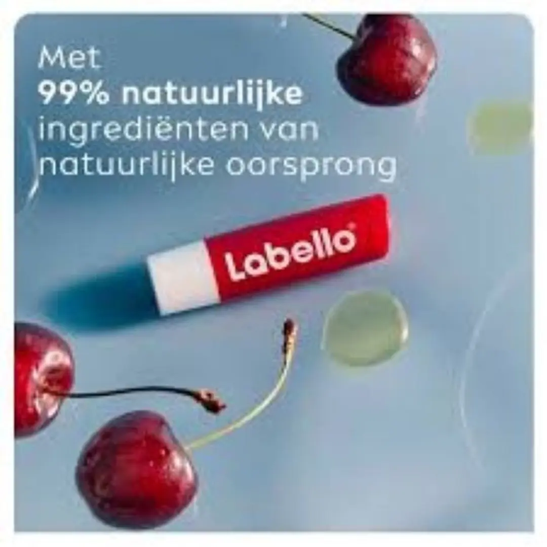 Labello Cherry Shine Lippenbalsem - 4x4.8ml
