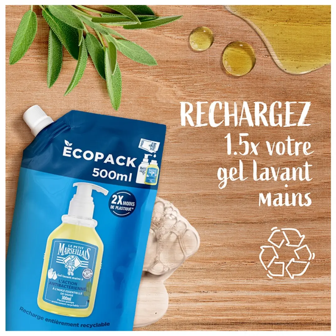 Le Petit Marseillais Antibacteriële Handwasgel 500ml