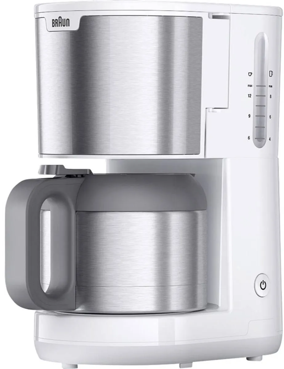 Braun IDCollection KF1505 Filterkoffiezetapparaat 1,2L - 9 Kopjes - Wit - afbeelding 6 van 6