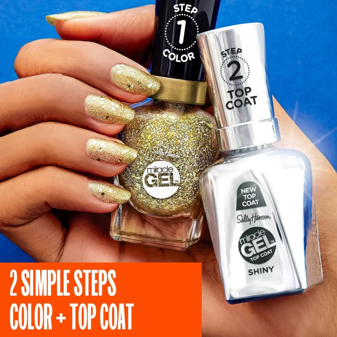 Sally Hansen Miracle Gel Nagellak 777 Sunken Treasure - Goud 14.7ml