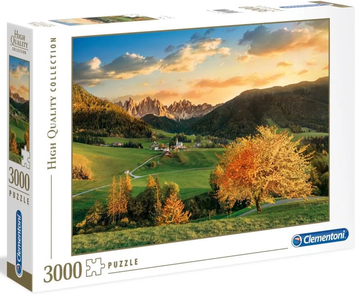 Clementoni Puzzel 3000 Stuks The Alps High Quality Collection