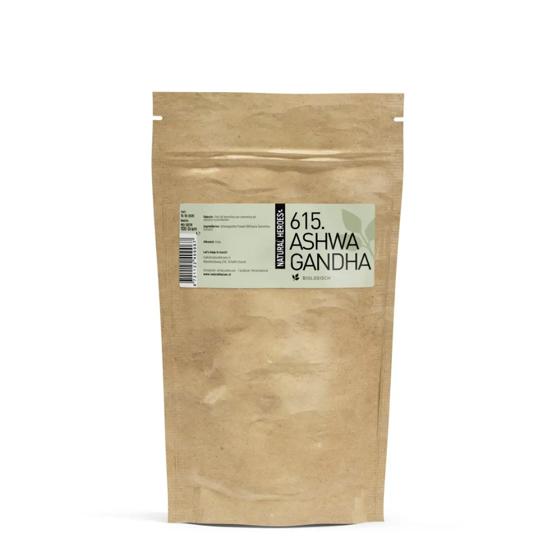 Natural Heroes Ashwagandha Poeder Biologisch 100g