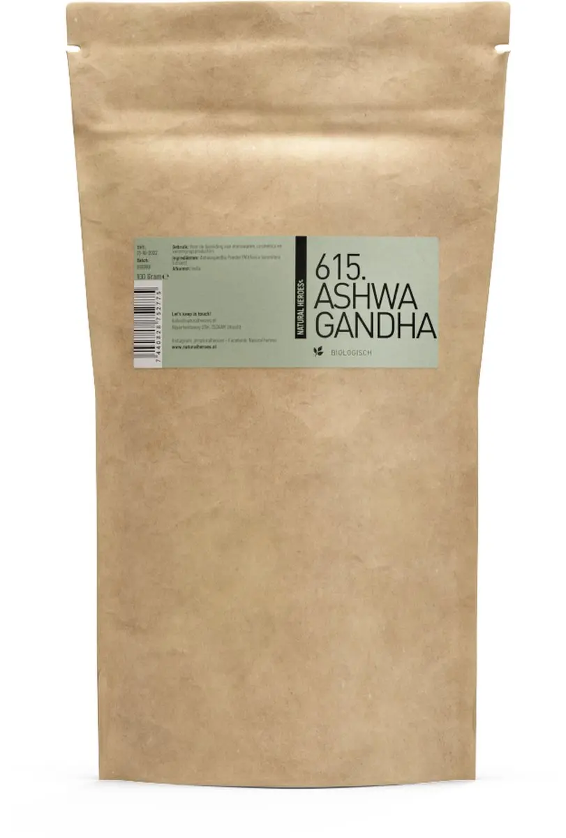 Natural Heroes Ashwagandha Poeder Biologisch 100g