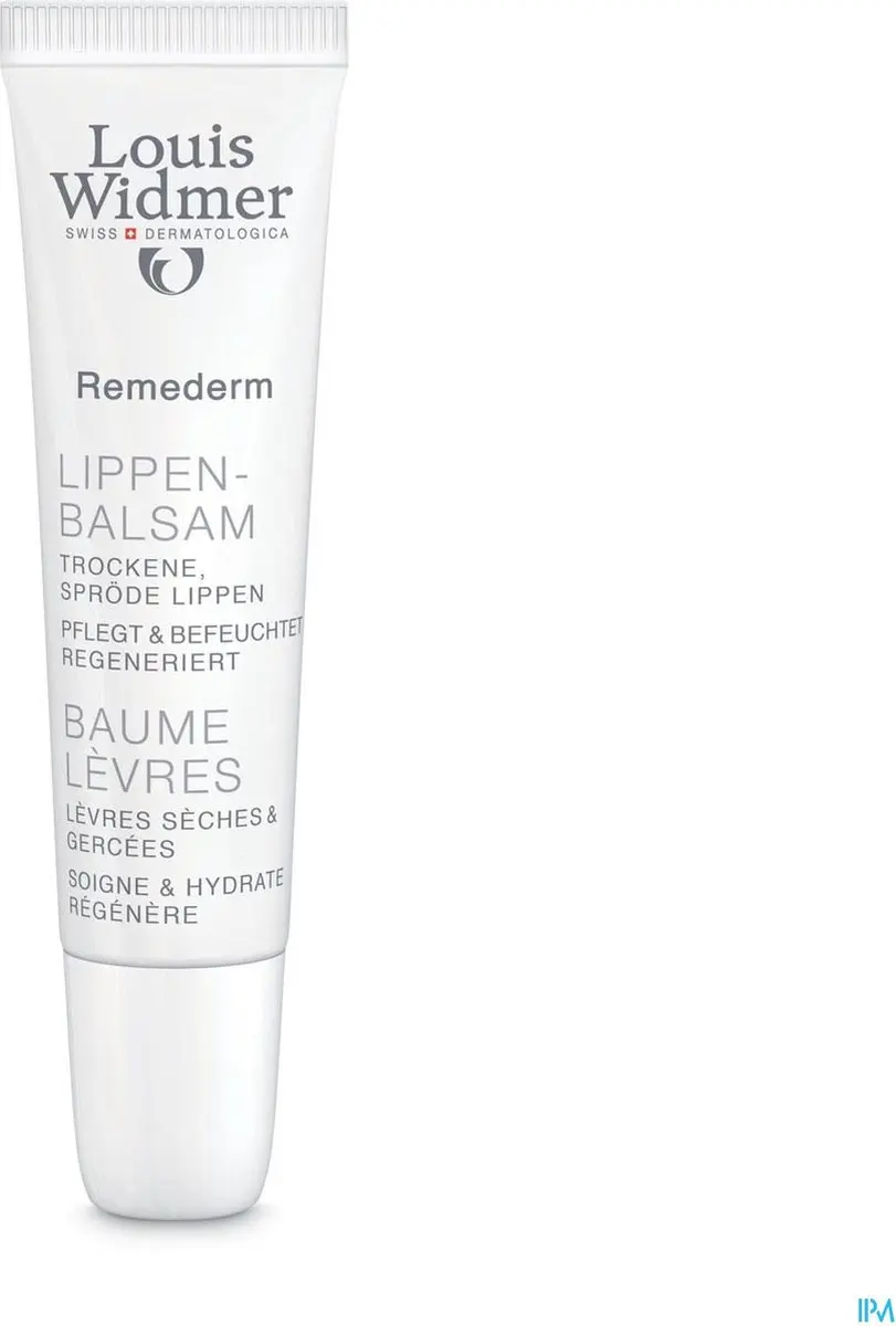 Louis Widmer Remederm Lippenbalsem 15ml - Wit
