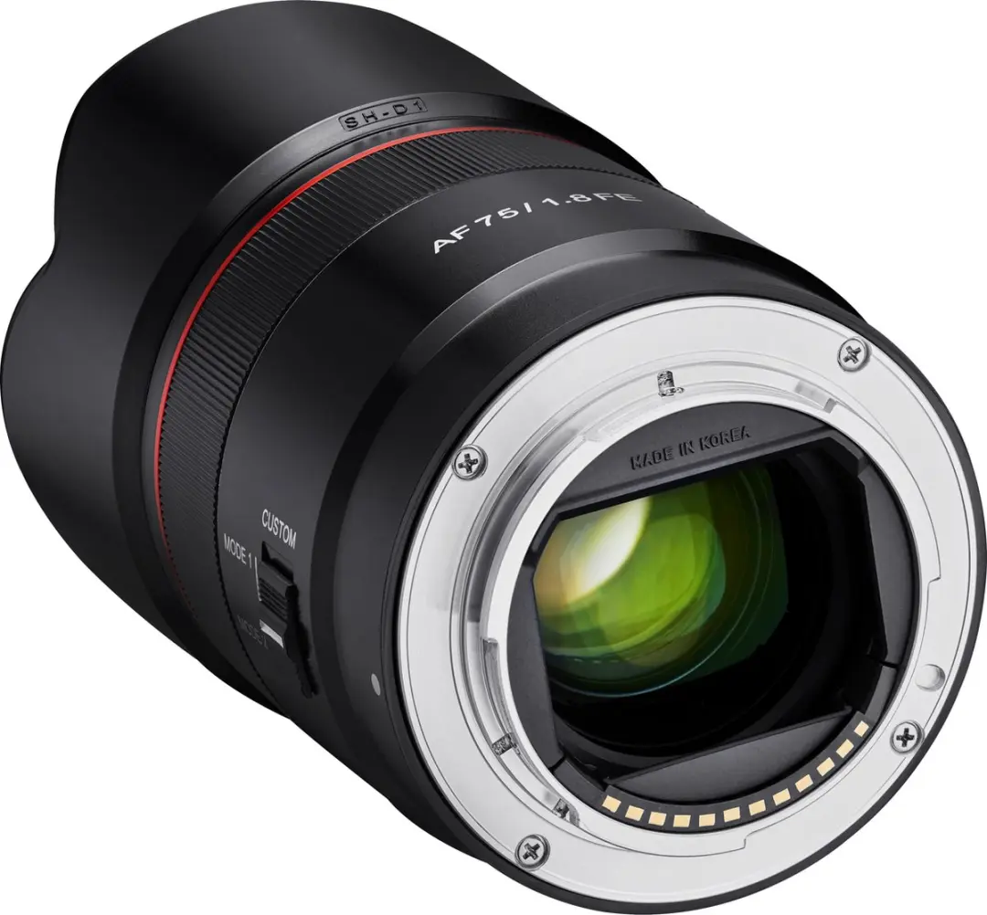 Samyang AF 75mm F1.8 Sony E Objectief - 58mm