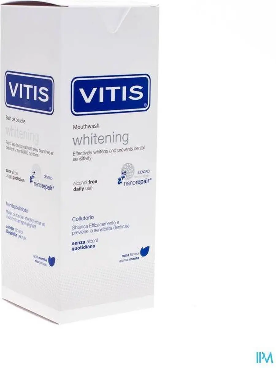 Vitis Whitening Mondwater 500ml - afbeelding 12 van 12