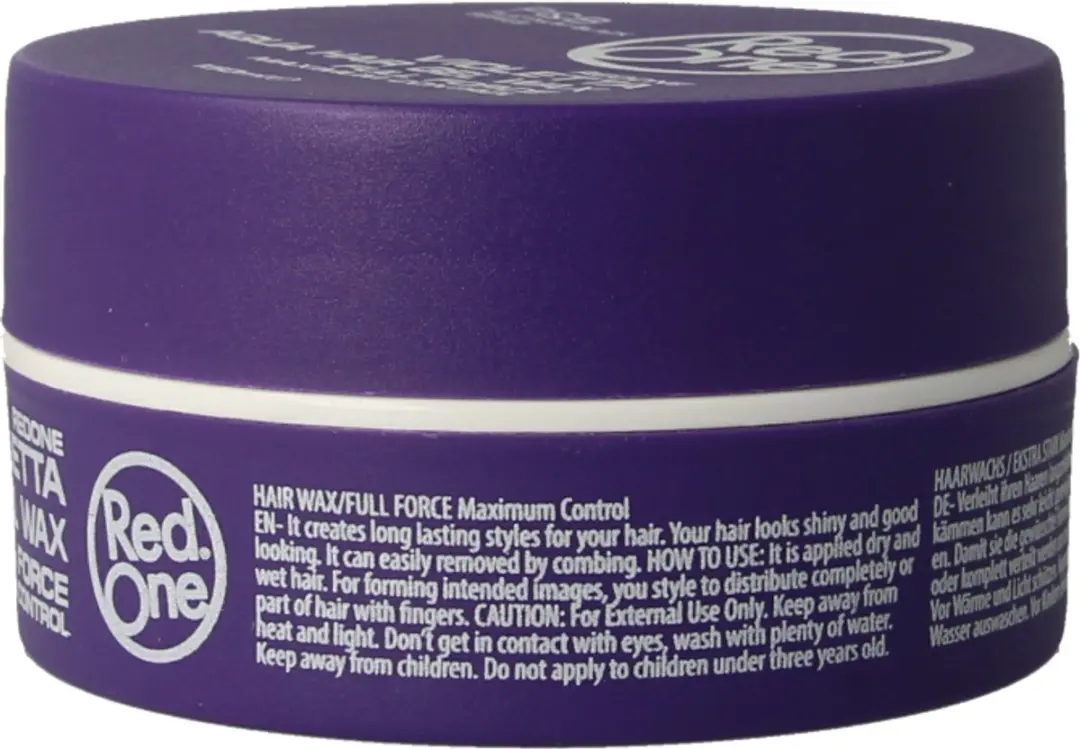 Red One Aqua Hair Gel Wax Quicksilver 150ml