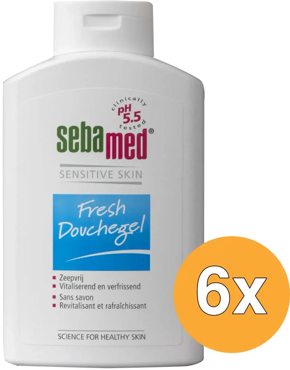 Sebamed Frisse Douche Douchegel 400ml - 6 Stuks
