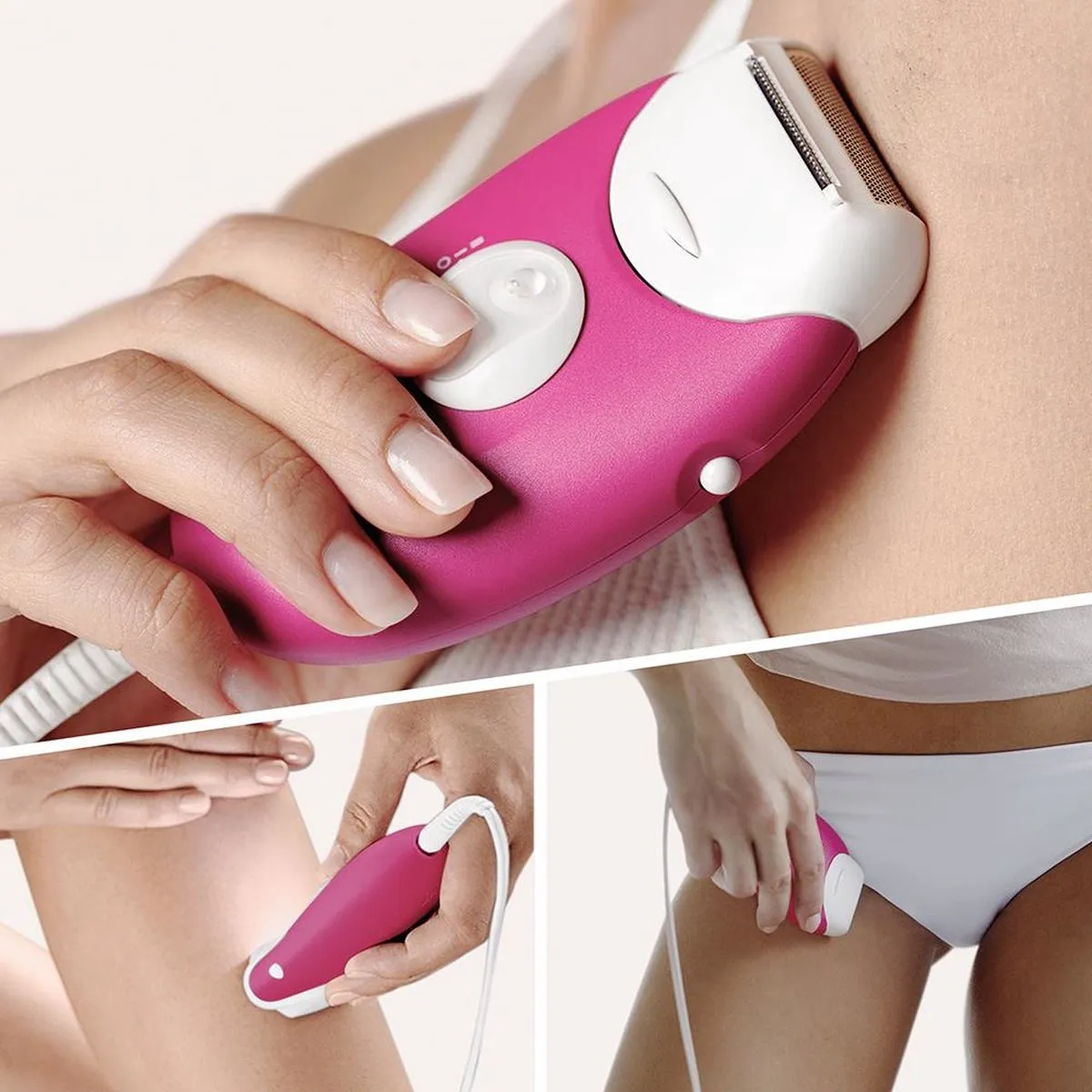 Braun Silk-épil 3 SE3/276 Epilator - 20 Pincetten - Roze/Wit