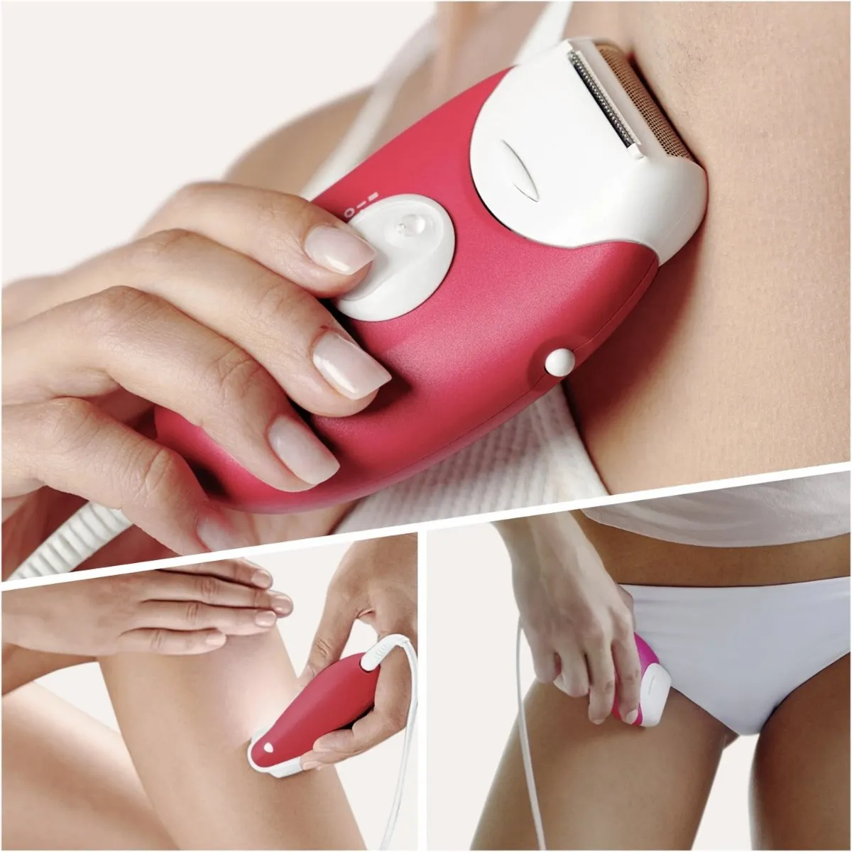 Braun Silk-épil 3 SE3/276 Epilator - 20 Pincetten - Roze/Wit