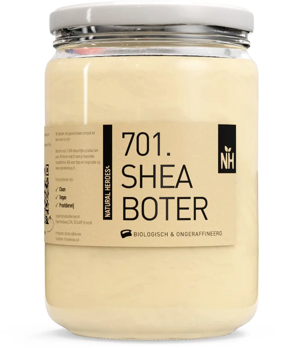 Natural Heroes Raw Shea Body Butter 500ml