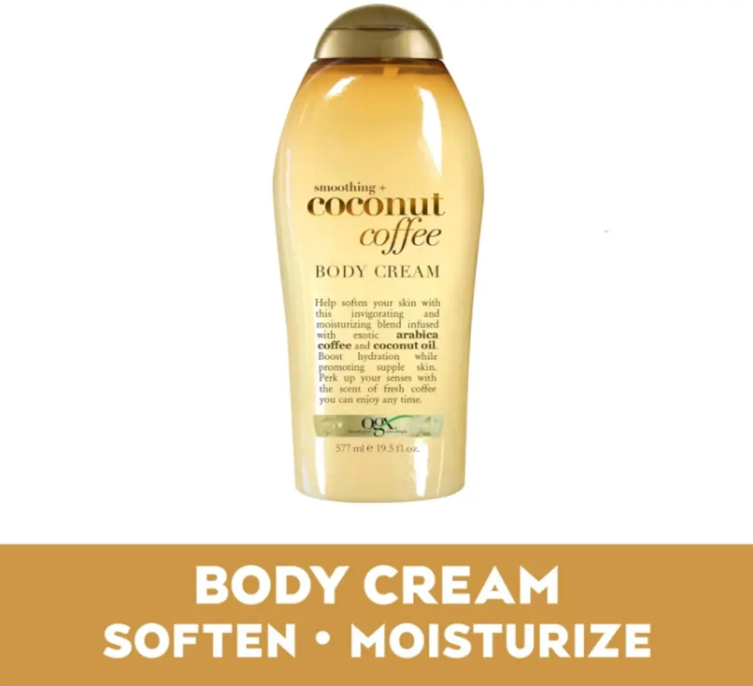 OGX Smoothing Coconut Coffee Bodycrème 577ml