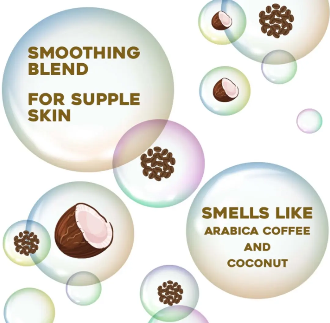 OGX Smoothing Coconut Coffee Bodycrème 577ml