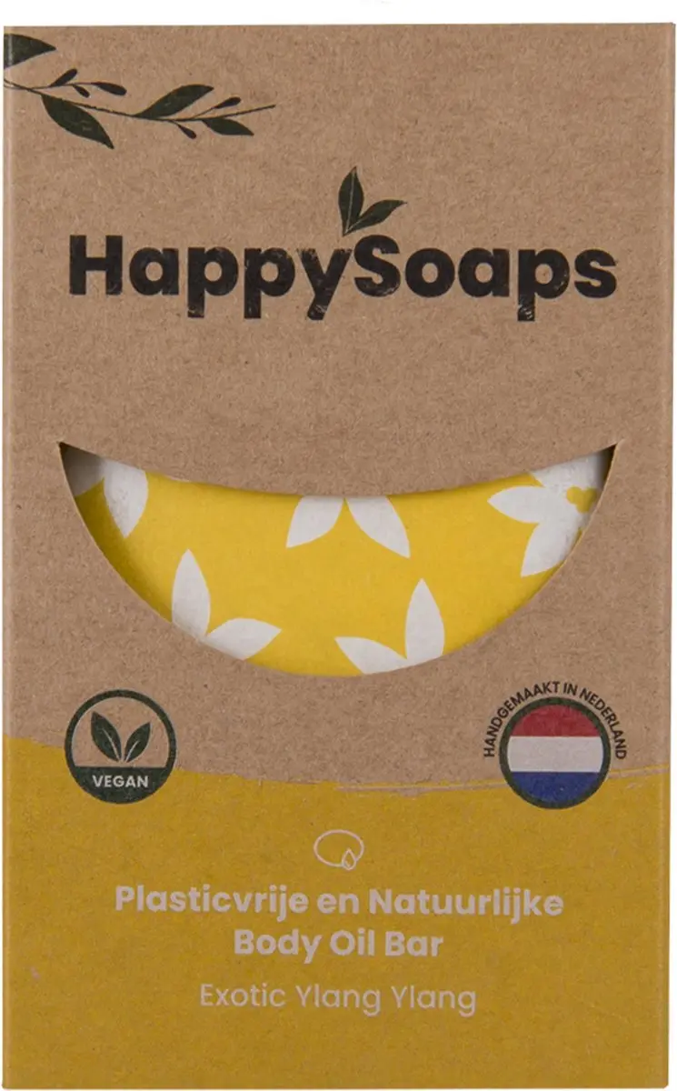 HappySoaps Body Oil Bar Exotic Ylang Ylang