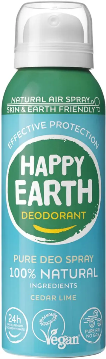 Happy Earth Air Spray Deodorant 100ml