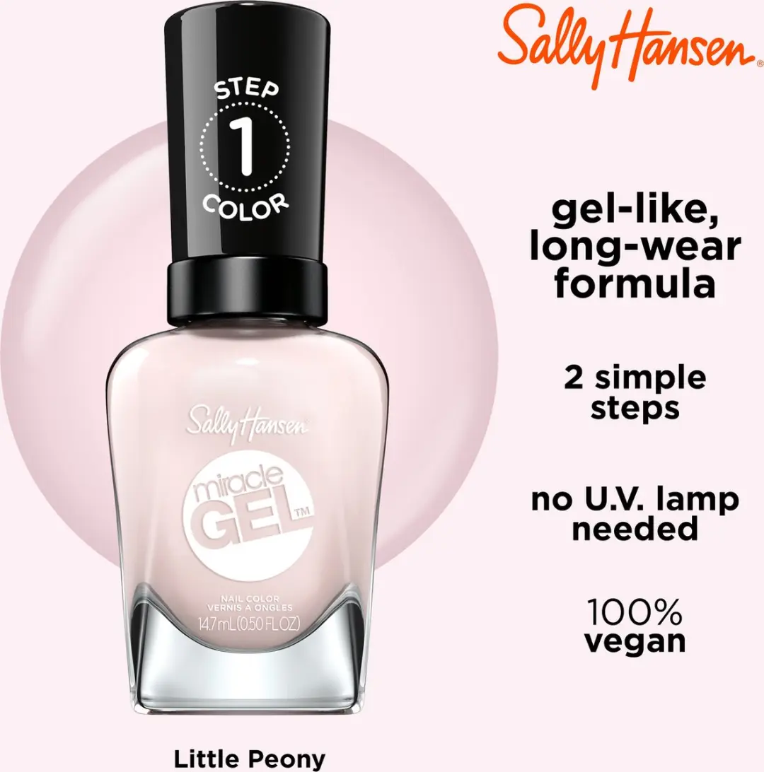 Sally Hansen Miracle Gel Nagellak Little Peony 247 - 14.7ml
