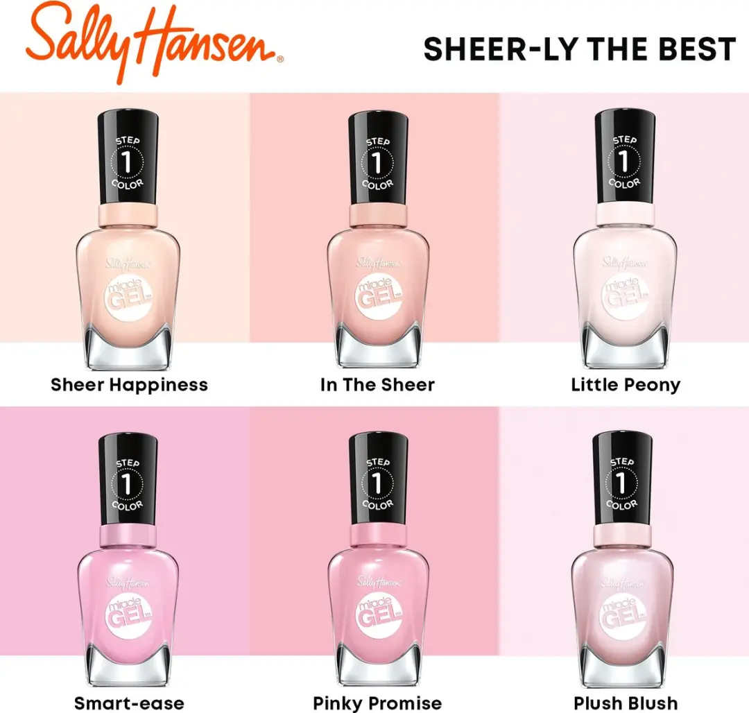 Sally Hansen Miracle Gel Nagellak Little Peony 247 - 14.7ml