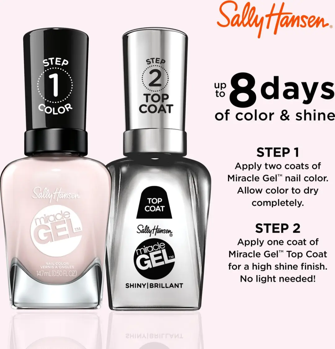 Sally Hansen Miracle Gel Nagellak Little Peony 247 - 14.7ml