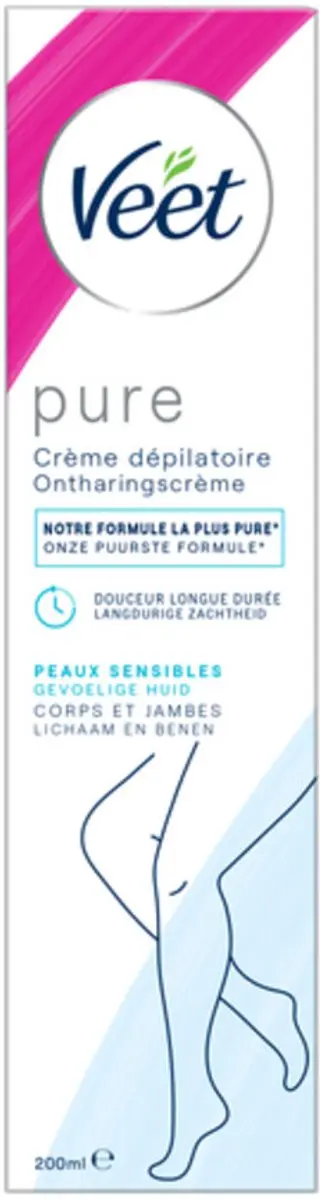 Veet Ontharingscrème Minima Gevoelige Huid 200ml - 3 Stuks