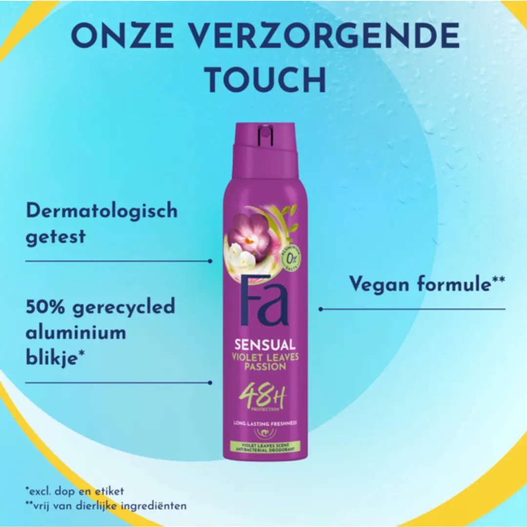Fa Deodorant Purple Passion - 6x150ml