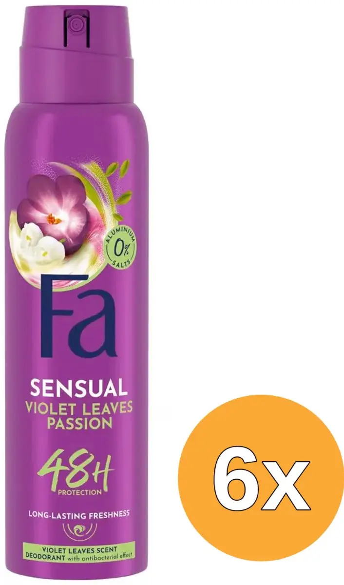 Fa Deodorant Purple Passion - 6x150ml