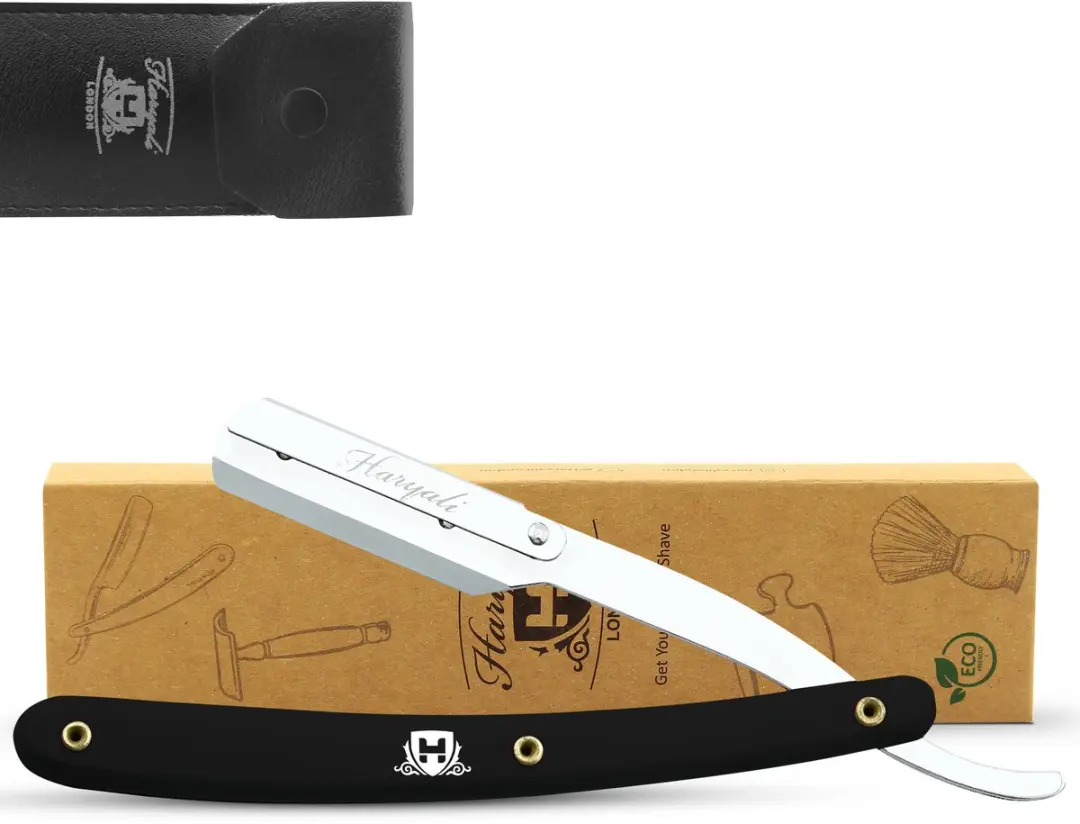 Haryali London Cutthroat Scheermes - 1 Stuk - Zwart