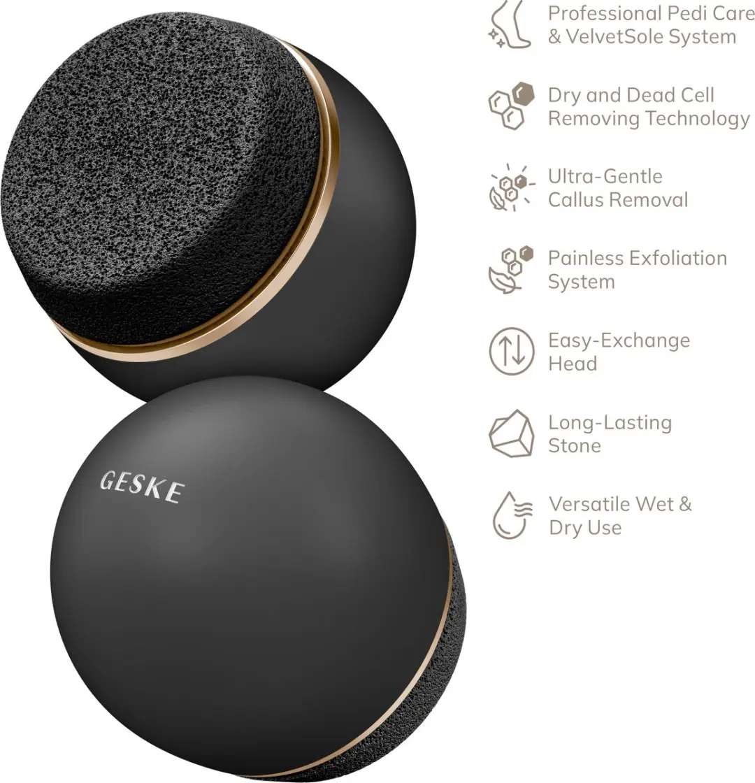 GESKE Pumice Stone Callus Remover 7-in-1 - Grijs