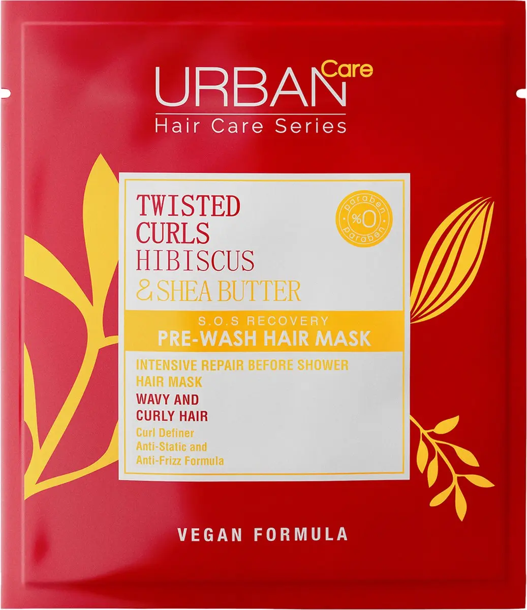 Urban Care Twisted Curls Hibiscus & Shea Butter Haarmasker 50ml