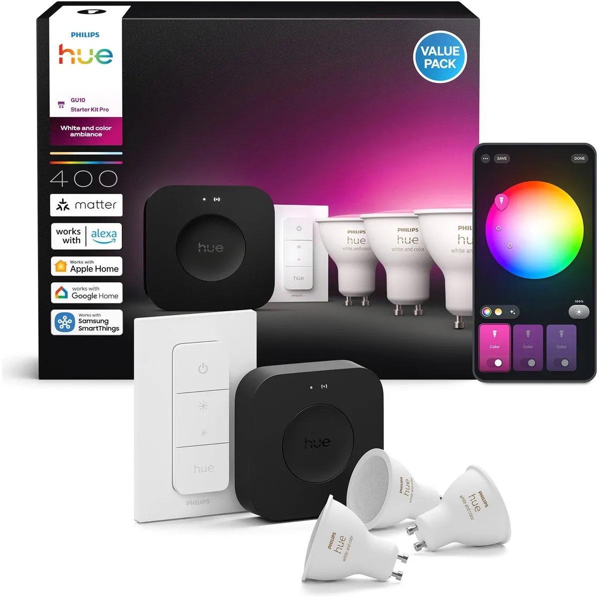 Philips Hue Starterkit Bridge Pro