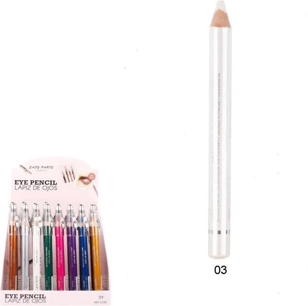 Easy Paris Cosmetics Jumbo Oogschaduw Potlood Wit 3g