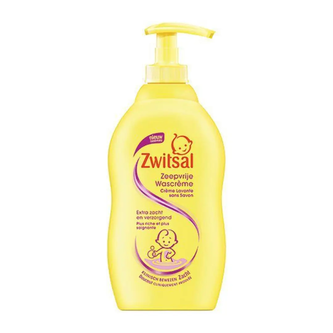 Zwitsal Wascreme 400ml - 3 Stuks