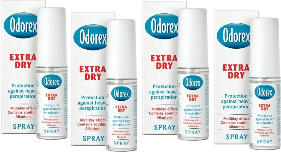 Odorex Extra Dry Pompspray - 120ml (4x30ml)