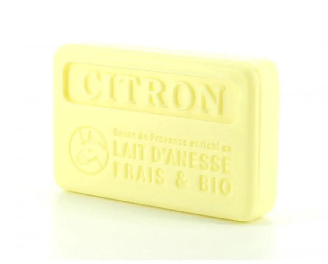 Savon de Marseille Citroen Ezelinnenmelk Zeep 100g - 4 Stuks
