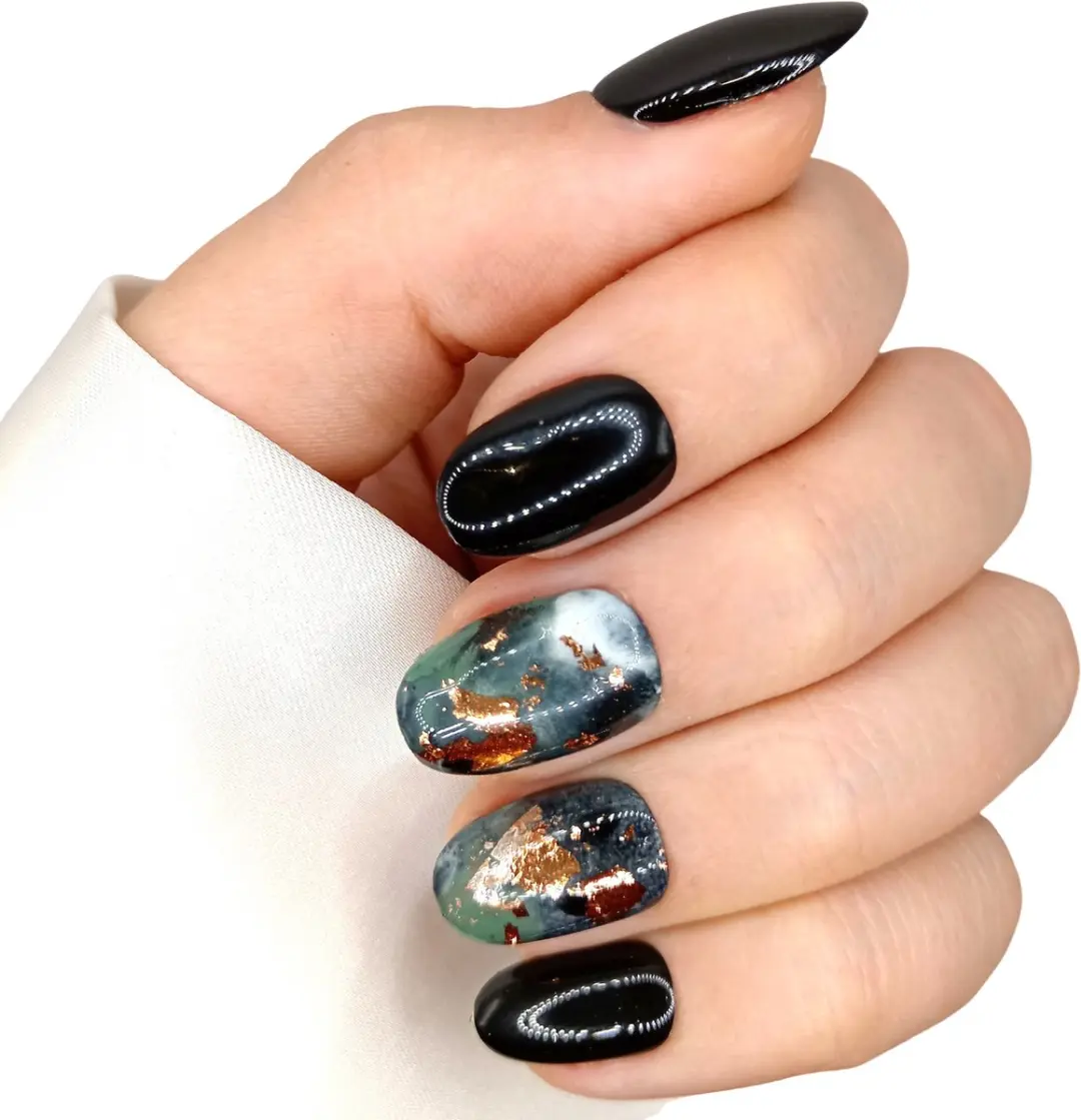 SD Press on Nails B42 Plaknagels