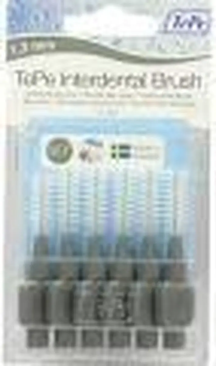TePe Origineel Grijs Ragers 1.3mm - 6 Stuks