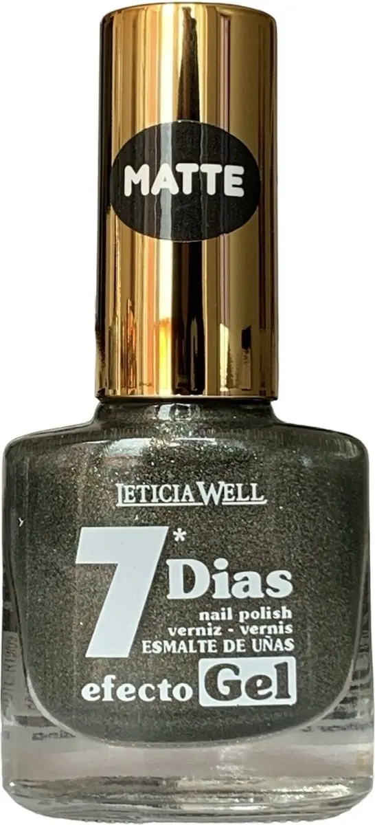 Leticia Well Nagellak Matte Shimmer Koel Licht Groen 13ml