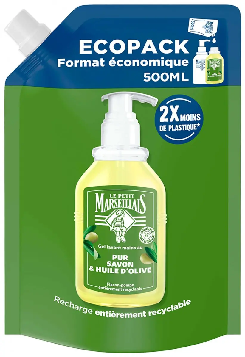 Le Petit Marseillais Handzeep Eco-Vulling 500ml