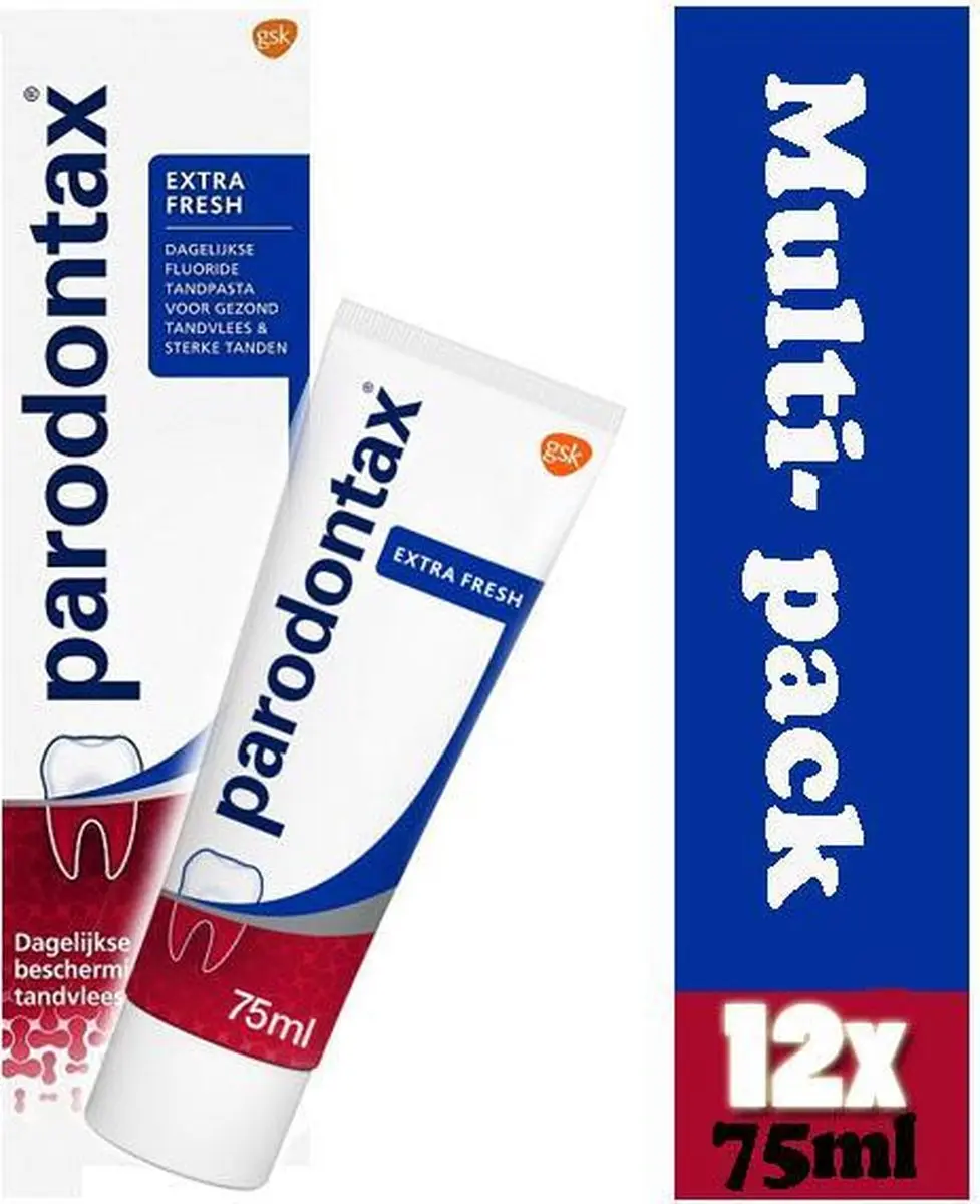 Parodontax Extra Fresh Tandpasta - 12 Tubes 75ml