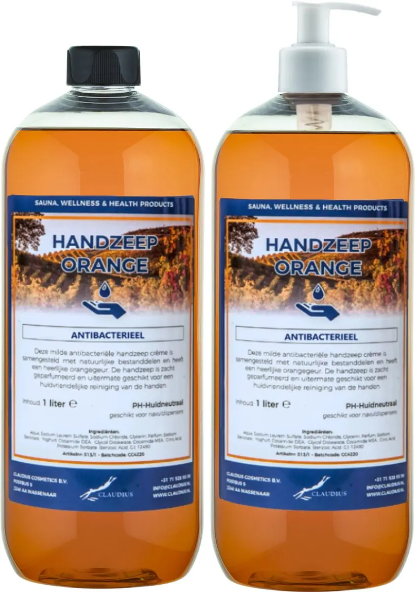Splashbox Cosmetics Handzeep Orange 2 Liter