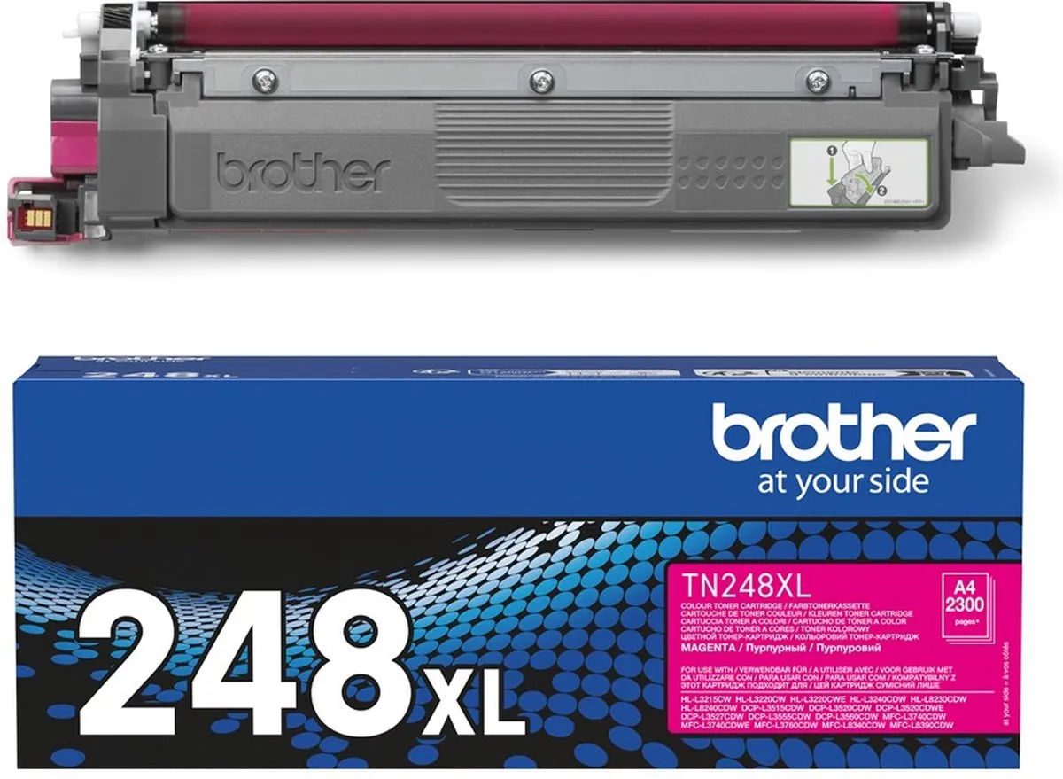 Brother TN-248XLM Tonercartridge - Magenta - 2300 Pagina's