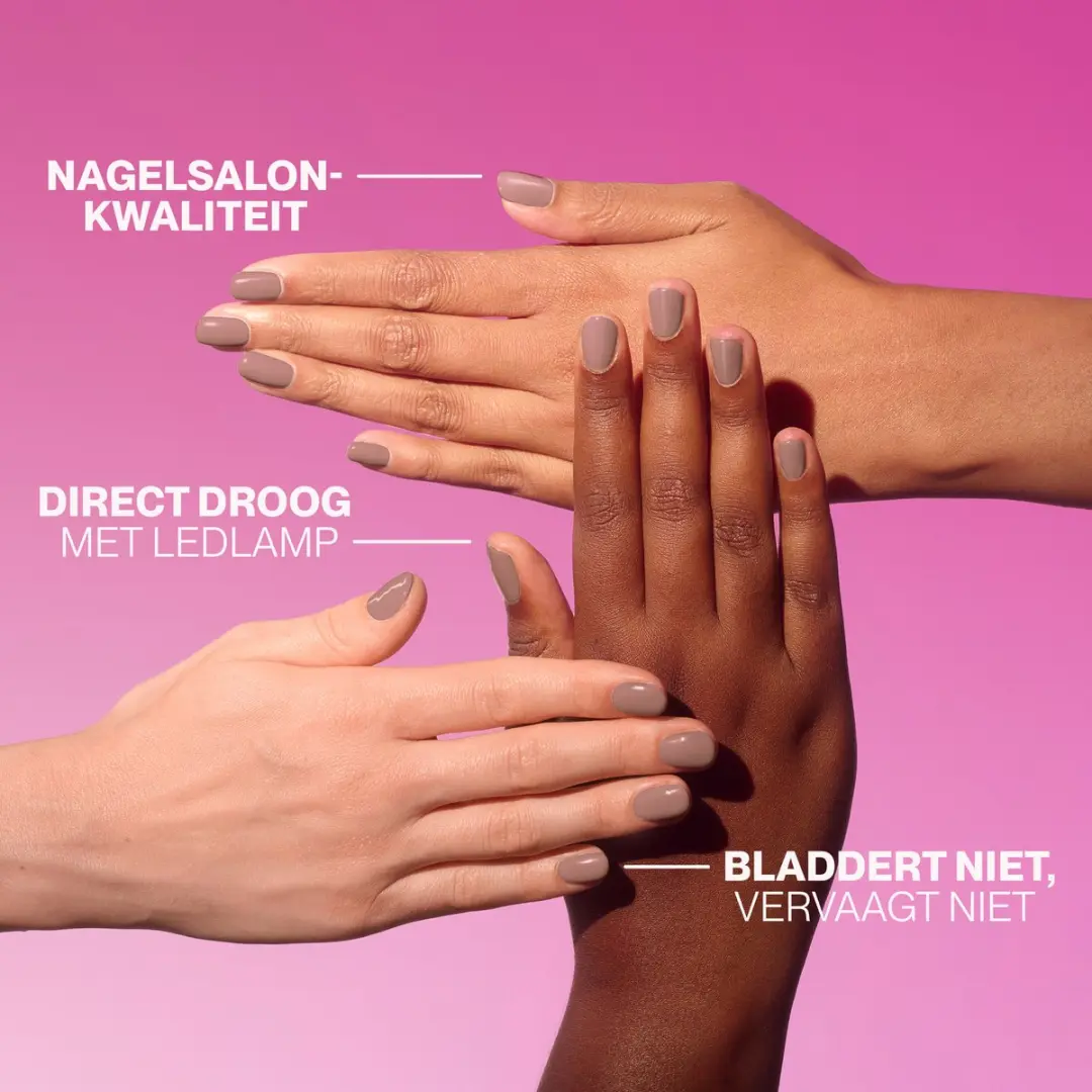 Pink Gellac Bronzed Nude 195 Gellak 15ml - afbeelding 6 van 6