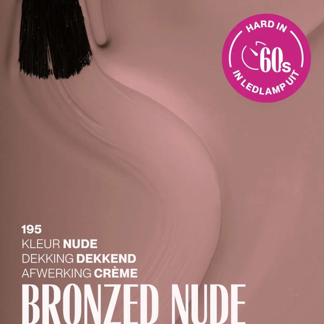 Pink Gellac Bronzed Nude 195 Gellak 15ml
